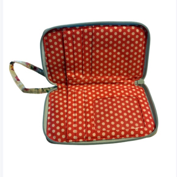 Vintage Floral Wristlet Clutch. Like new! - Picture 3 of 3